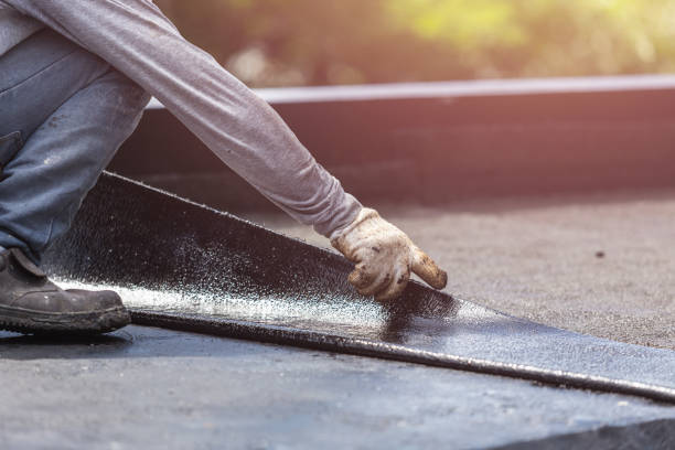 Professional Waterproofing technician working in Middlesex, NY